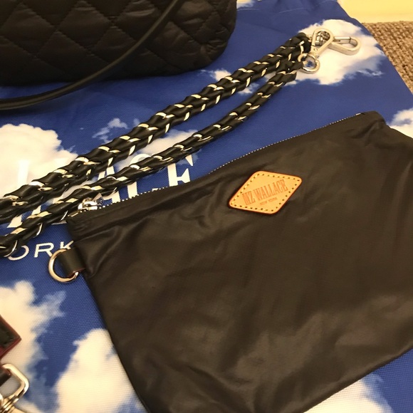 MZ Wallace Crosby Shoulder Bag w/Wallet - Picture 2 of 13